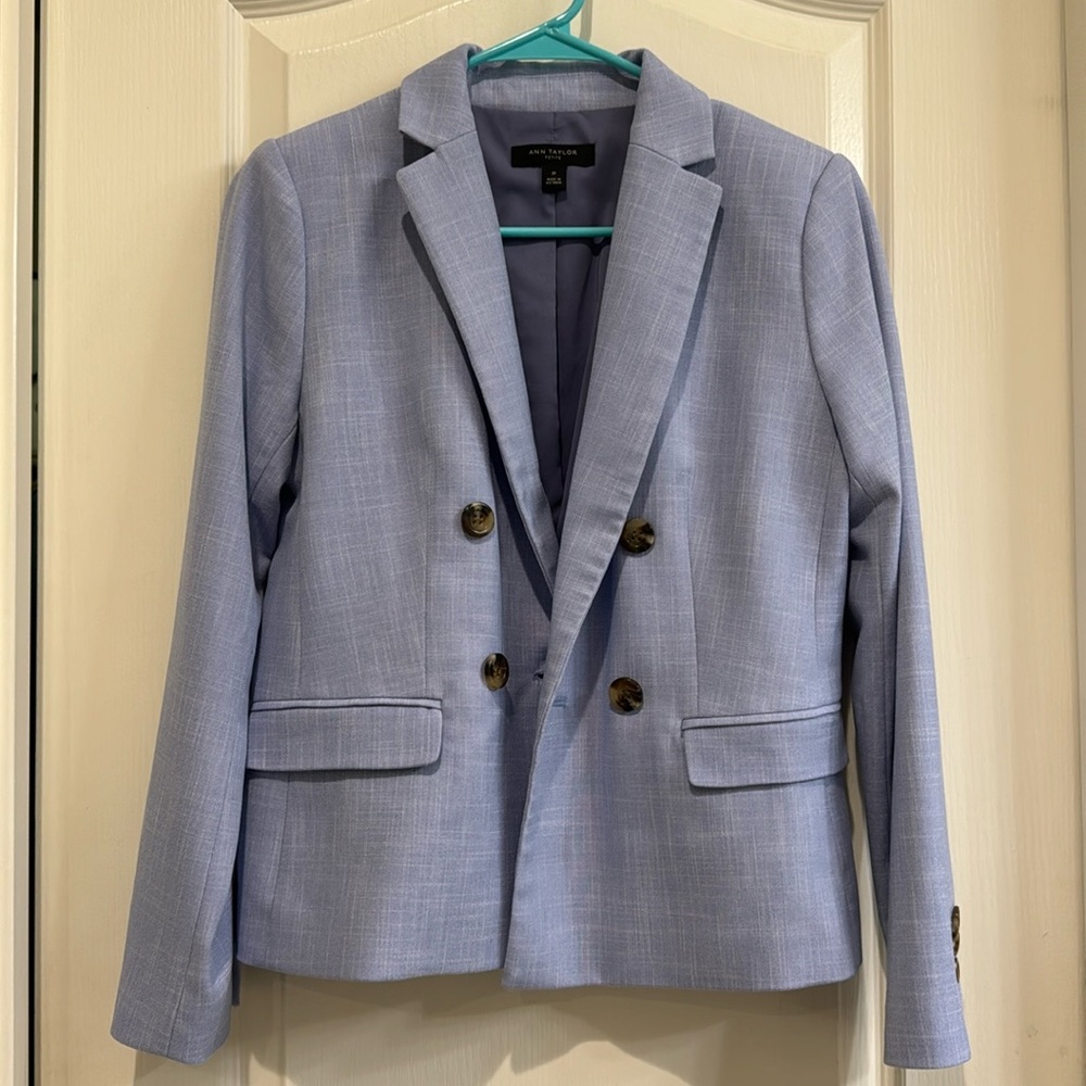 Ann taylor blazer blue size 2P